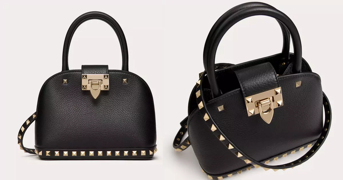 افضل الحقائب اليدوية Valentino Garavani Rockstud Bag