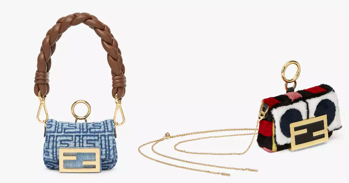 حقيبة يد Mini Charm من Fendi